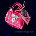 fashion accessories bag with lock tassels accessory pendant